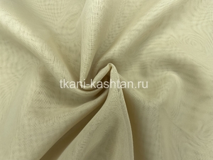 ТЮЛЬ (КОЛЛ-МО) ВУАЛЬ ОДНОТ.№ 100 BEIGE 689 БЕЖ  310СМ утяж