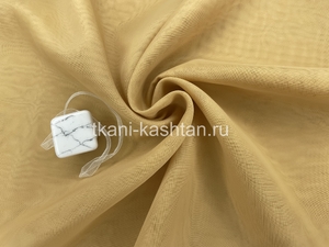 ТЮЛЬ (ЛУ) ВУАЛЬ ОДНОТ. Р-12450 БЕЖ 300СМ