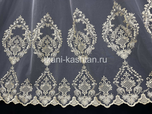ТЮЛЬ (КР) СЕТКА ВЫШ. 32102/3670 ПУДРА-ЗОЛОТО 300СМ
