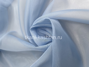 ТЮЛЬ ВУАЛЬ (КР) ОДНОТ. FF 50 ГОЛУБОЙ 300СМ