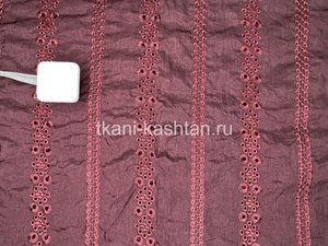 (УЦ)ТАФТА (5588) ВЫШ ВЕНОК D3 №3 БОРДО 140 СМ