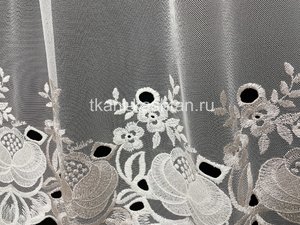 ТЮЛЬ (КР) ВЫШ. СЕТКА 241084/89 МОЛОЧНЫЙ 285СМ