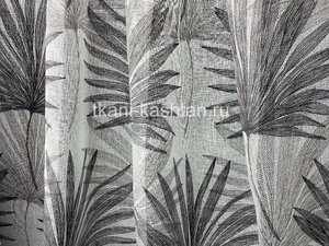 ТЮЛЬ (КР) ЛЁН ПАЛЬМА 3943/5 СЕРЫЙ 280СМ