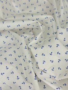 ПОПЛИН (КР) СТР. ЯКОРЬ БЕЛЫЙ