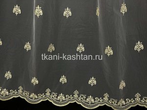 ТЮЛЬ (КР) СЕТКА ВЫШ. 25314/3670 ПУДРА-ЗОЛОТО 300СМ