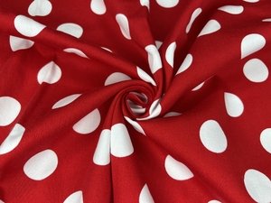 КОТТОН (КР) КРАСН. ГОРОХ БЕЛЫЙ D3 COL2 148СМ