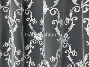 ТЮЛЬ (КР) СЕТКА ВЫШ. РОЗЫ 32132/601 БЕЛЫЙ 300СМ