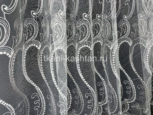 ТЮЛЬ (КР) СЕТКА ВЫШ. 82417/4281 СЕРЕБРО 290СМ