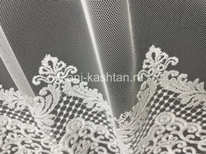 ТЮЛЬ (КР) СЕТКА ГРЕК 241736/4531 БЕЛЫЙ 305СМ