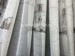 ТЮЛЬ ВУАЛЬ (КР) ПАРИЖ 3484/04 СЕРЫЙ 280СМ
