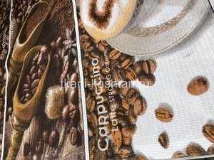 ТКАНЬ ВАФЕЛЬНАЯ (КР) ПОЛОТЕНЕЧ. КОФЕ КАПУЧИНО 5648 ТЕЙКОВО 50СМ