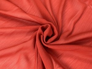 ШИФОН (ТКК) ЕВРО ОДНОТОННЫЙ №10 ТЕРРАКОТ