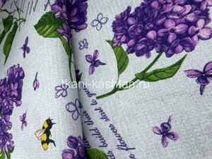 ВАФЕЛЬНОЕ ПОЛОТНО (КР) НАБ. 35054 СИРЕНЬ 150СМ