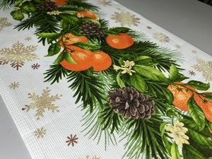 ПОЛОТНО (КР) ВАФ. НАБ. 29232/1 МАНДАРИНОВЫЙ КОКТЕЙЛЬ 50СМ