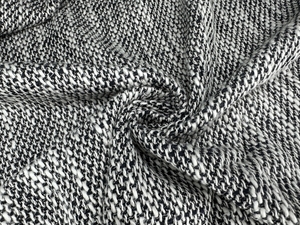 КОСТ (КР) BOTTEGA VENETA 71397 РОГОЖКА ЧЕРНЫЙ/БЕЛ 85%шер 15%альпака