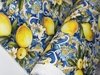 ДРАЛОН (КР) ТЕФЛОН 3055/001 ЛИМОНЫ на СИНЕМ